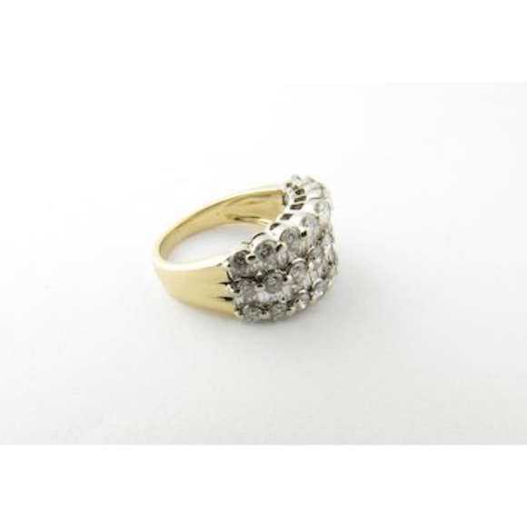 Vintage 18 Karat Yellow Gold Diamond Ring Size 5.25 #13926 - Picture 11 of 15